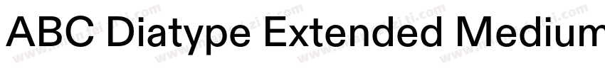 ABC Diatype Extended Medium Unlice字体转换